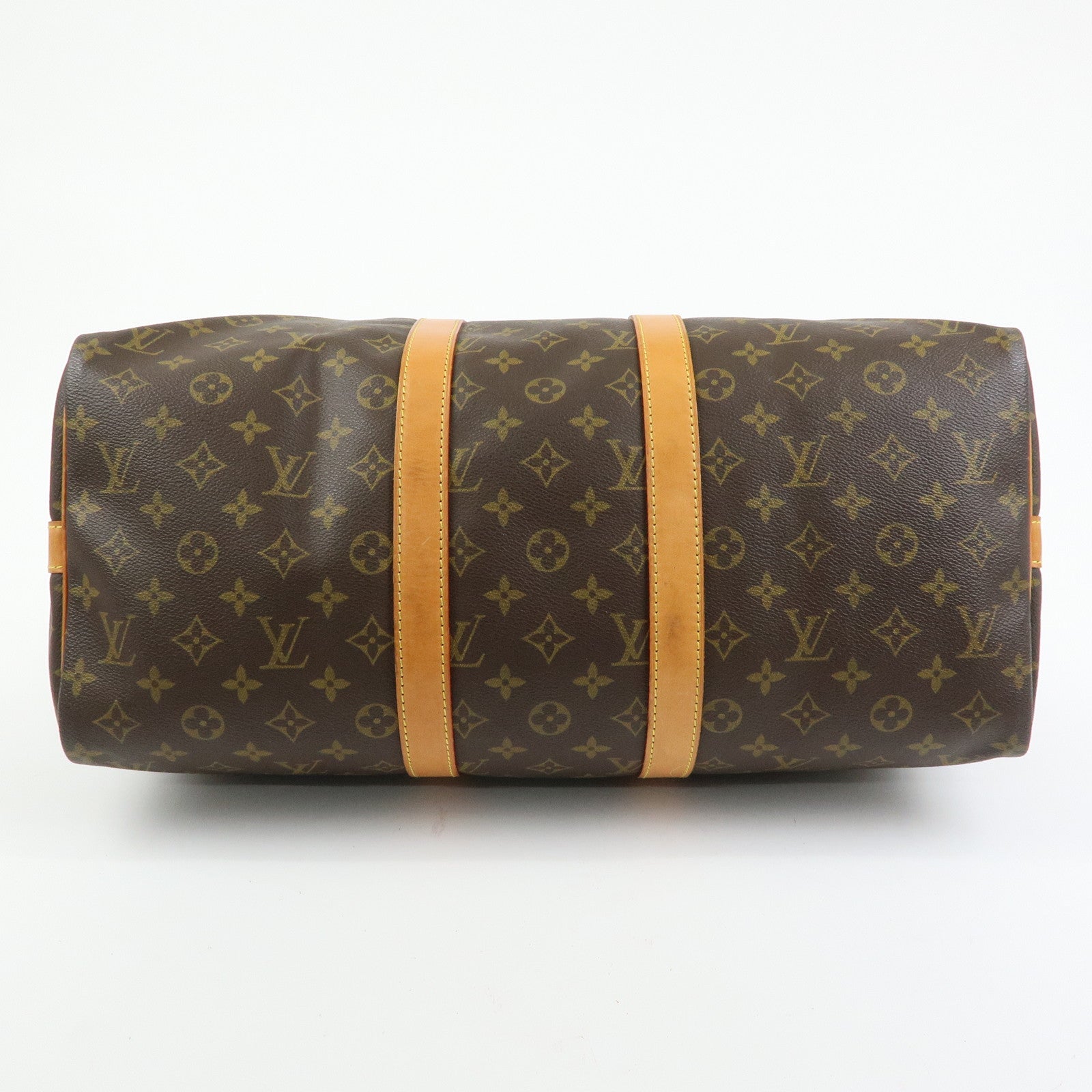 Louis Vuitton Monogram Keep All Bandouliere 45 Boston Bag M41418