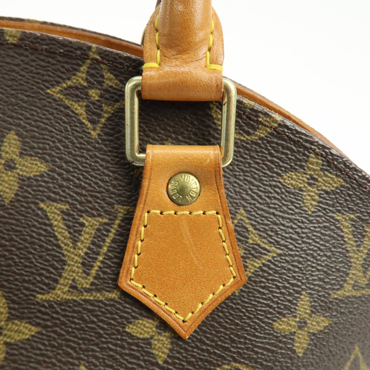Louis Vuitton Monogram Ellipse MM Hand Bag Brown M51126