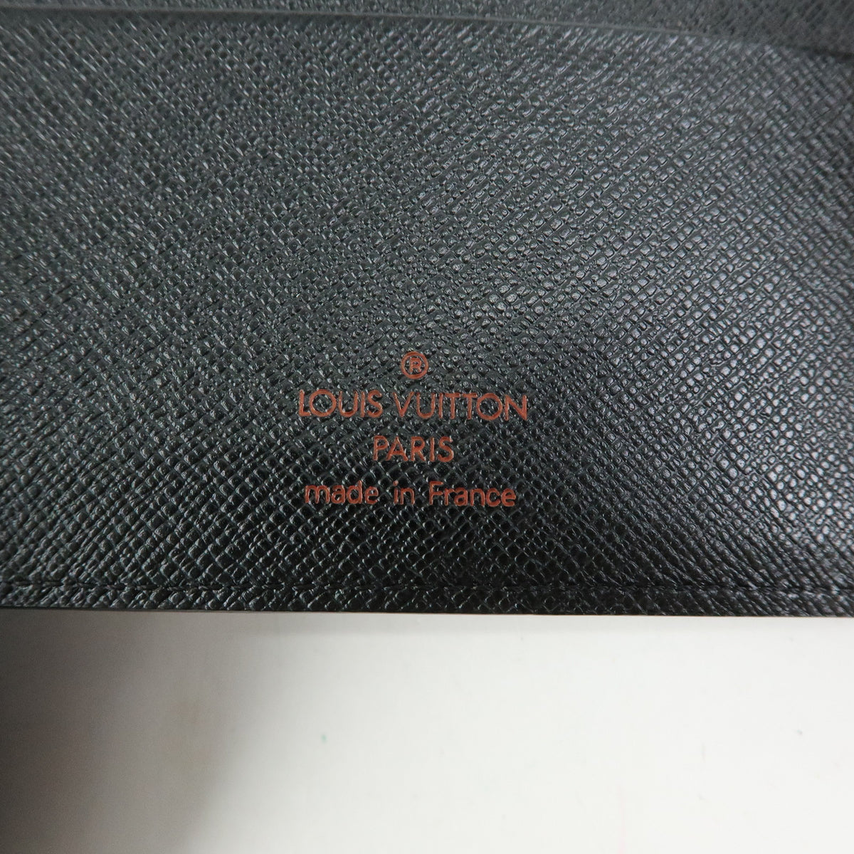 Louis Vuitton Epi Leather Agenda MM Planner Cover Noir R20042