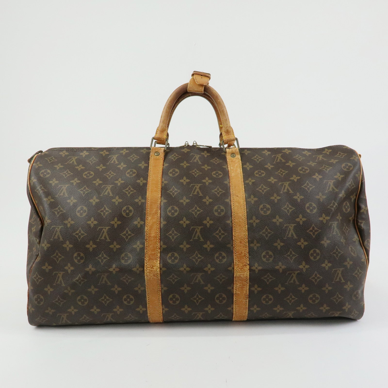 Louis Vuitton Monogram Keep All Bandouliere 60 Boston Bag M41412