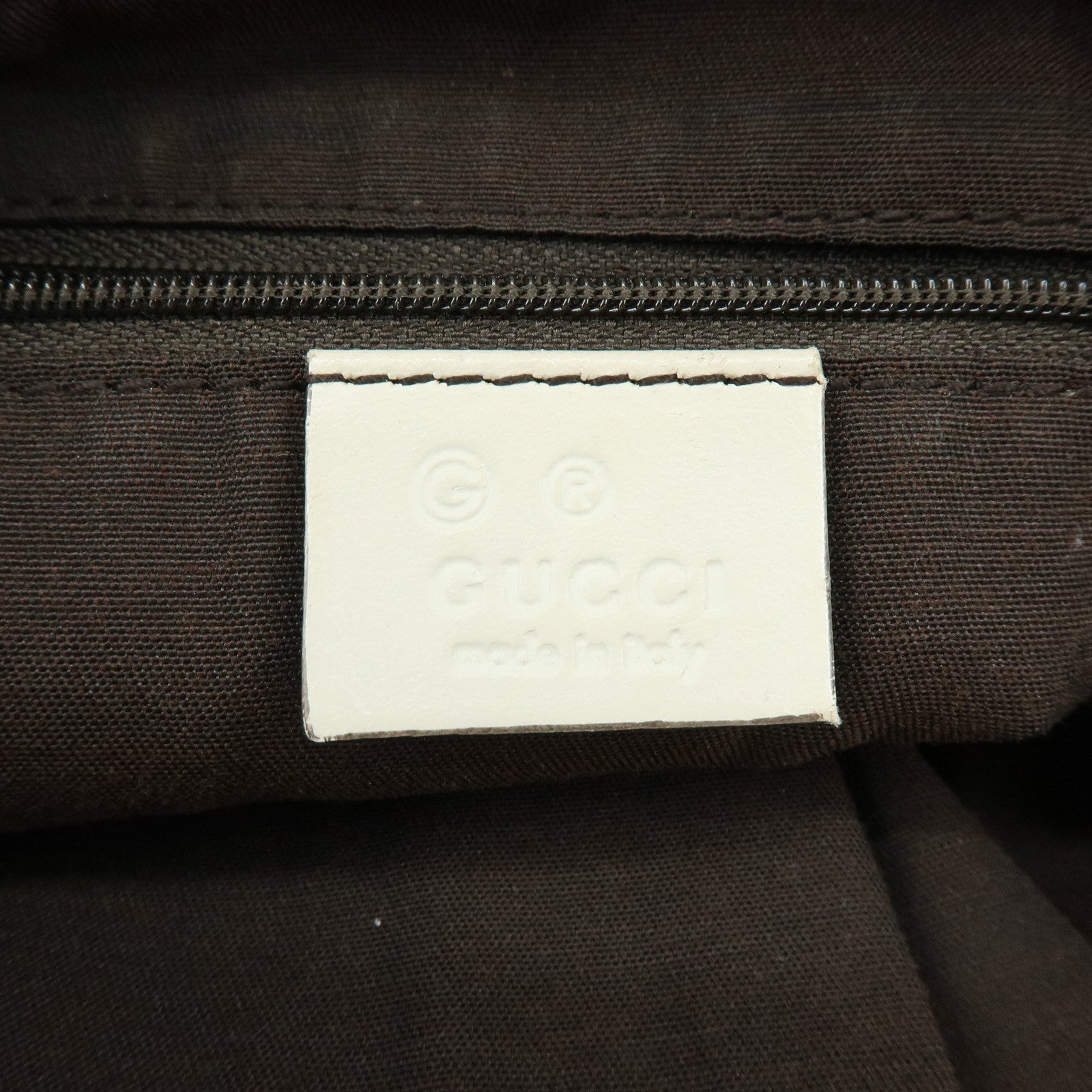 GUCCI GG Canvas Leather Shoulder Bag Light Purple White 257246