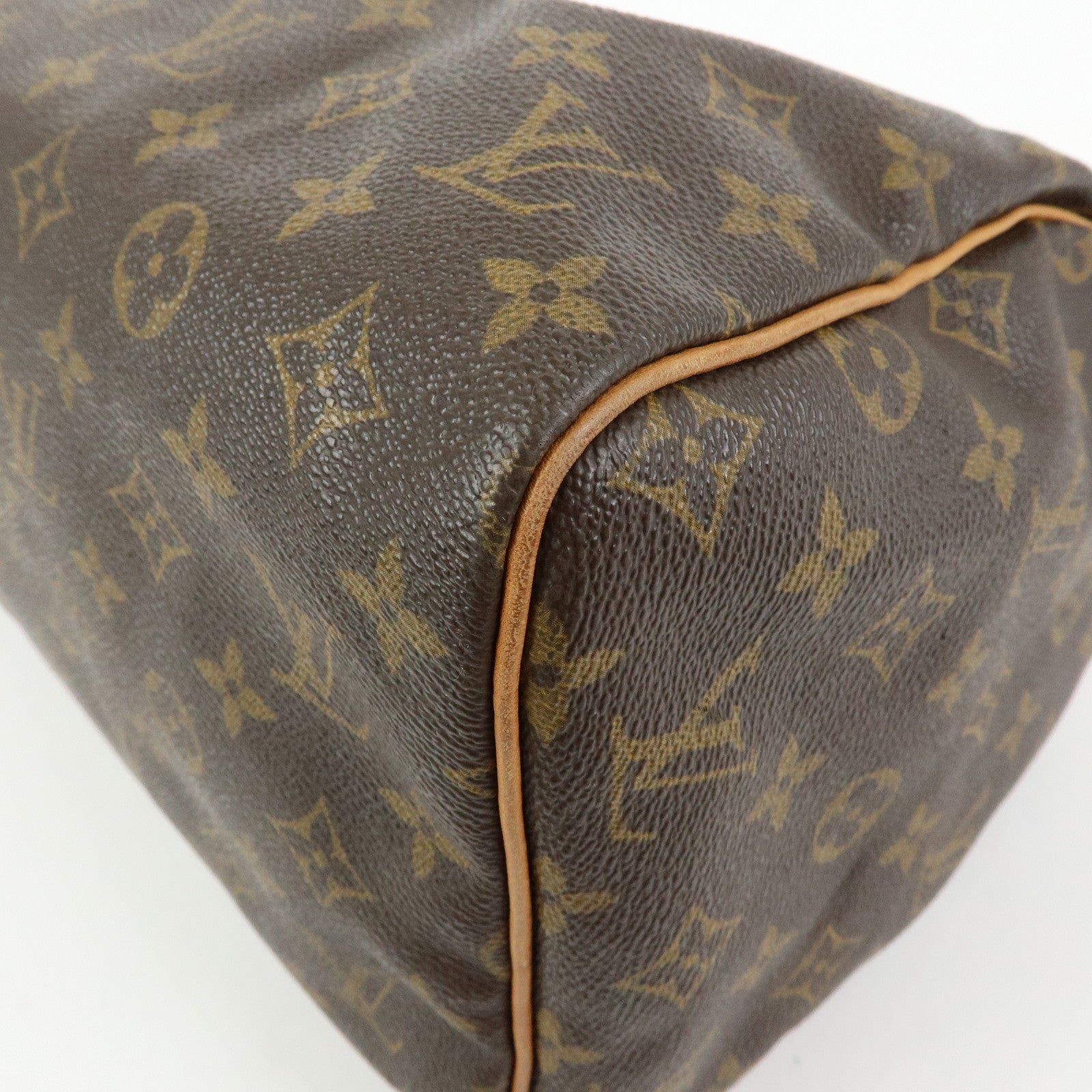 Louis Vuitton Monogram Speedy 30 Boston Bag Hand Bag Brown M41526