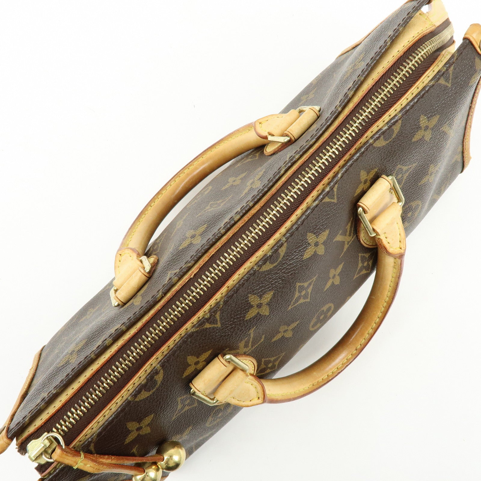 Louis Vuitton Monogram Canvas Popincourt Hand Bag Brown M40009