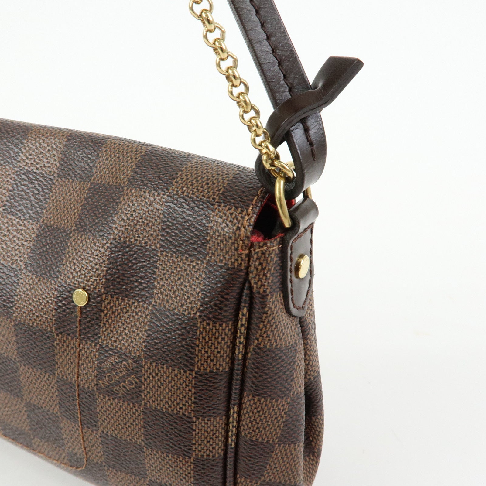 Louis Vuitton Damier Favorite MM 2Way Shoulder Bag Hand Bag N41129