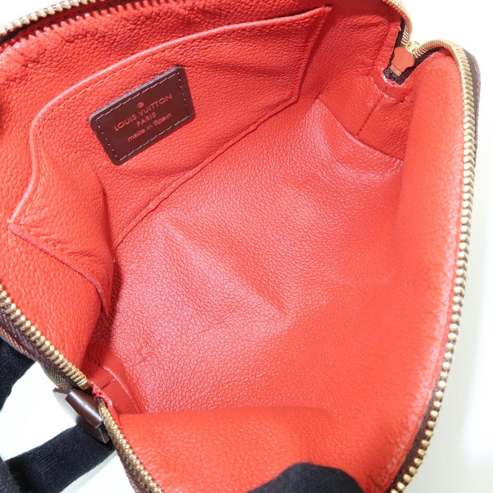 Louis Vuitton Damier Pochette Cosmetic PM Pouch Damier Ebene N47516