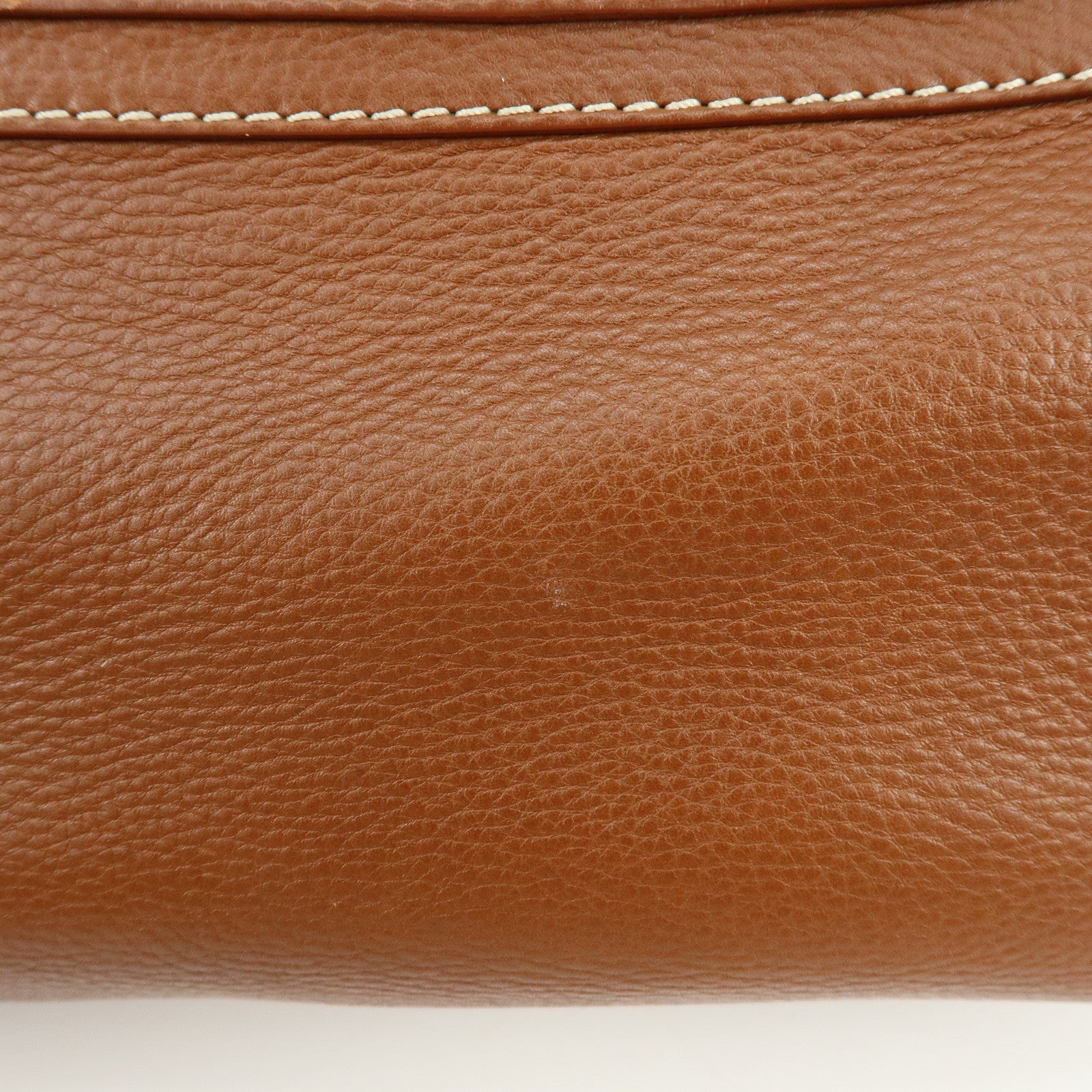 CELINE Boogie Bag Leather Hand Bag Tote Bag Brown