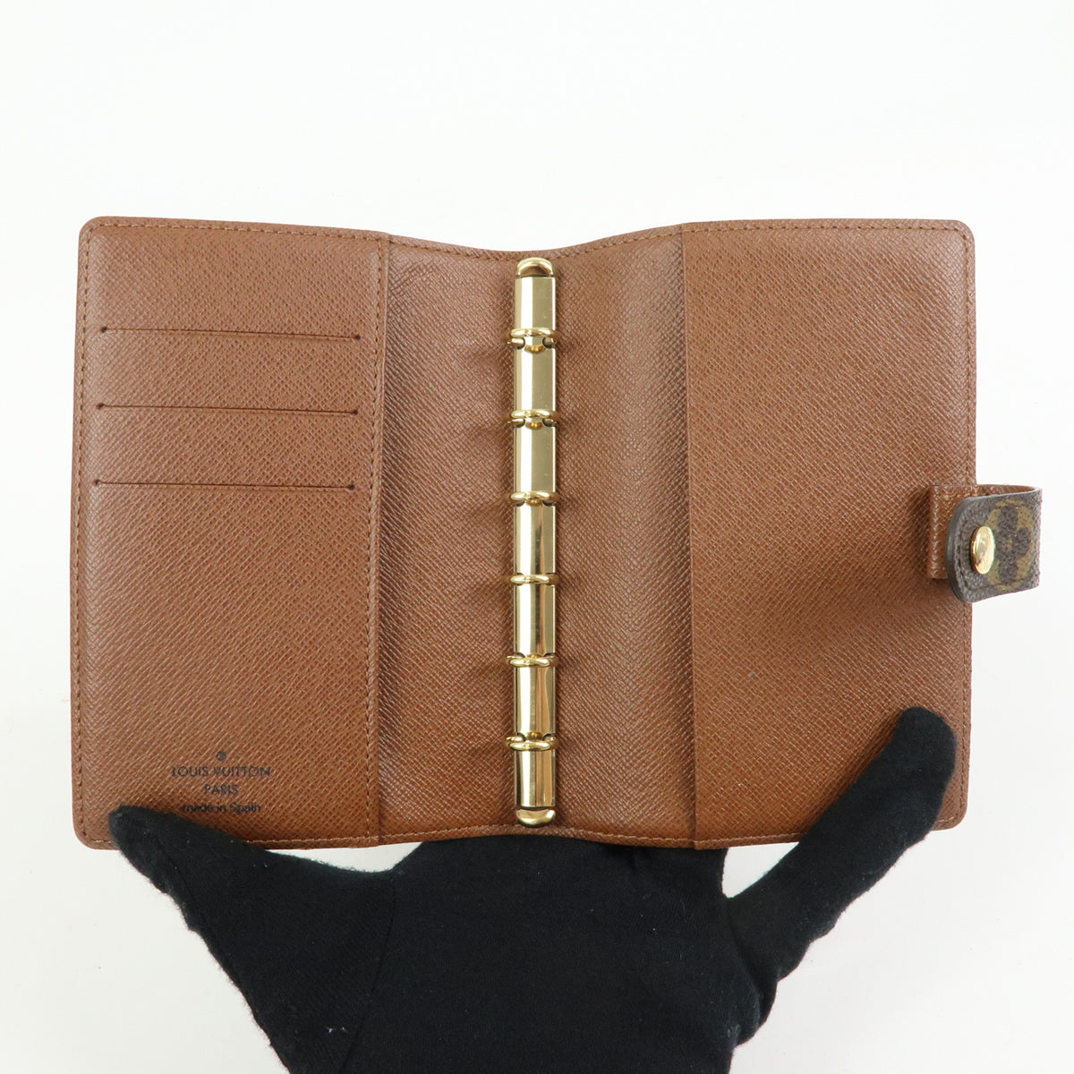 Louis Vuitton Monogram Agenda PM Planner Cover Brown R20005