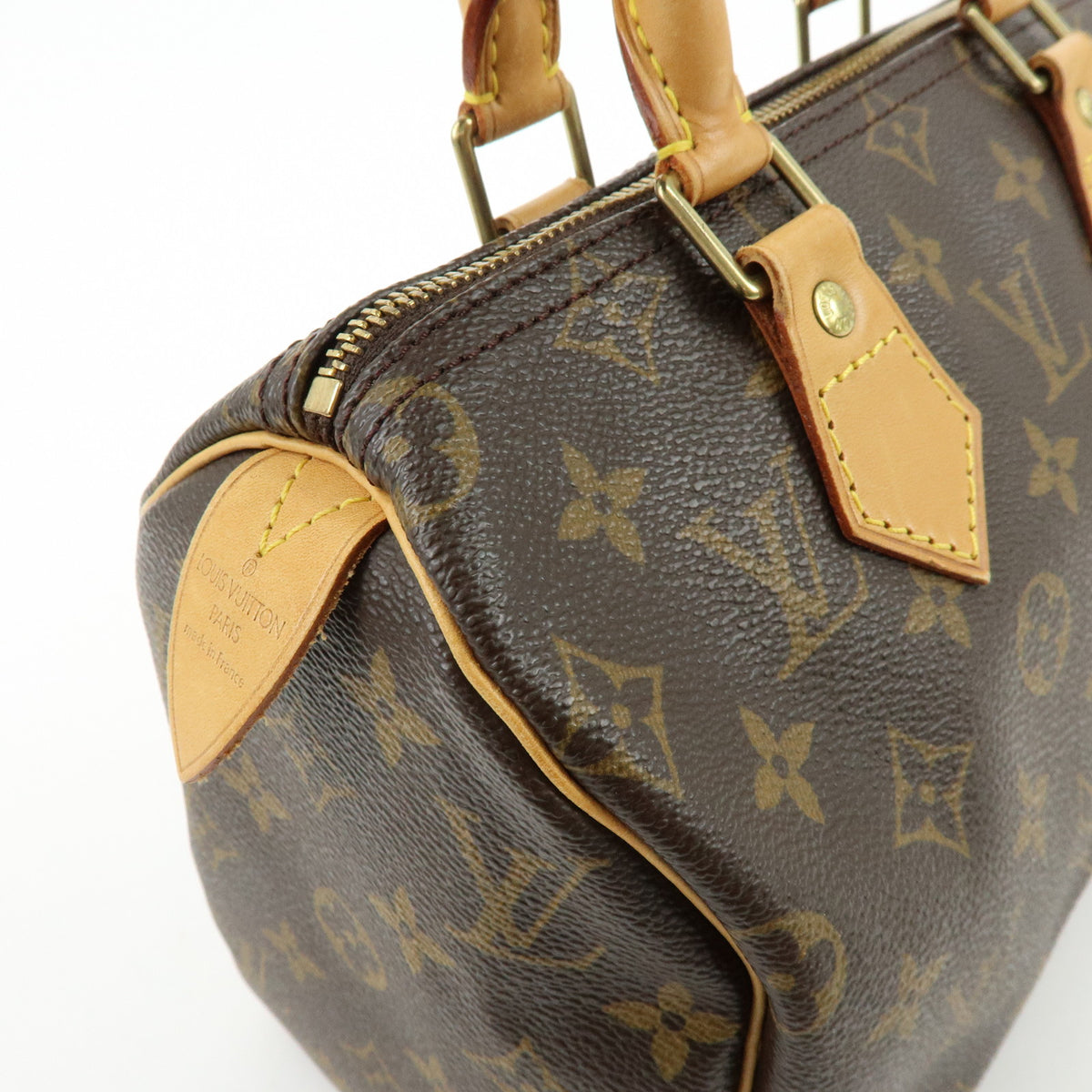 Louis Vuitton Monogram Speedy 25 Boston Bag Hand Bag Brown M41528