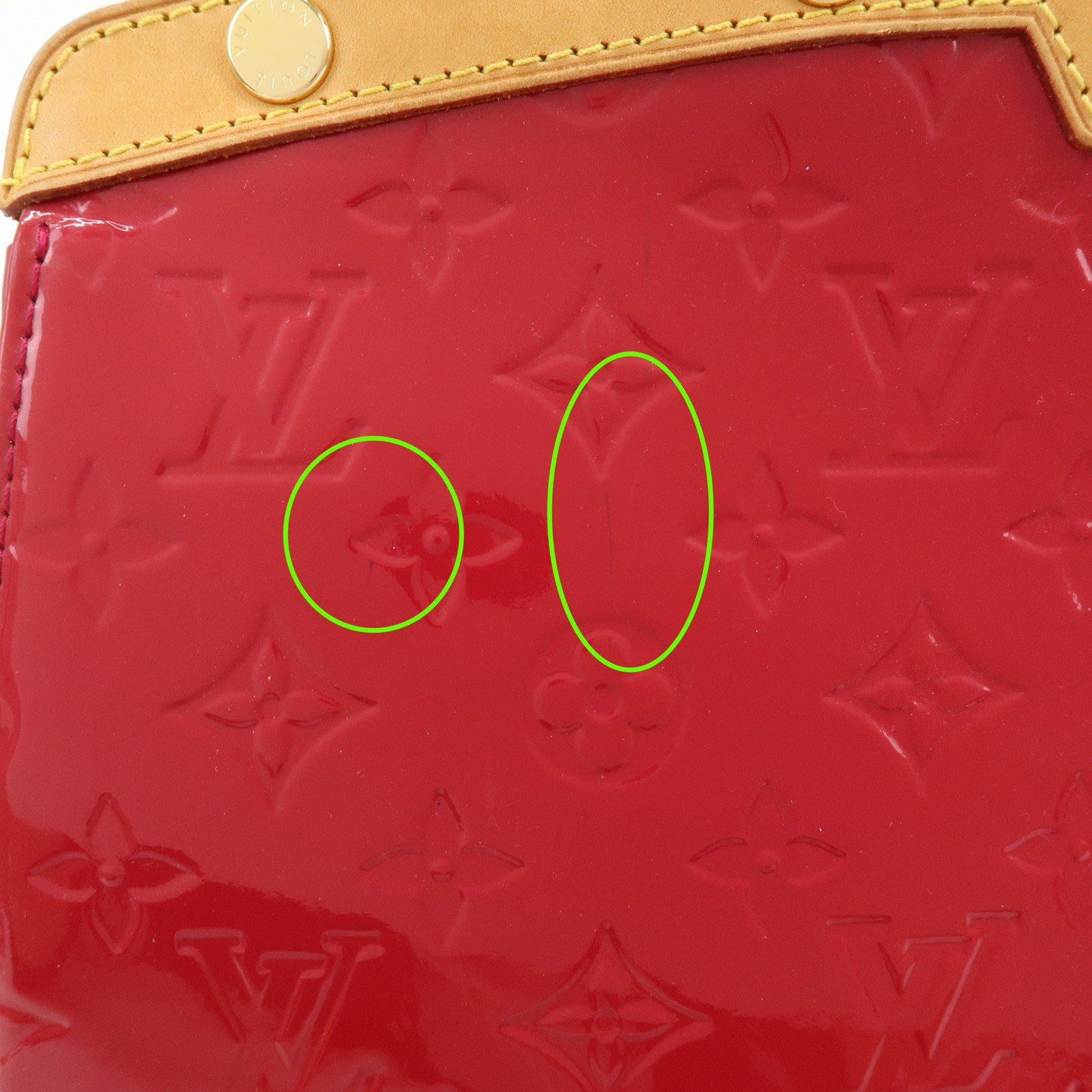 Louis Vuitton Vernis Brea MM 2Way Bag Hand Bag Rose Indien M91798