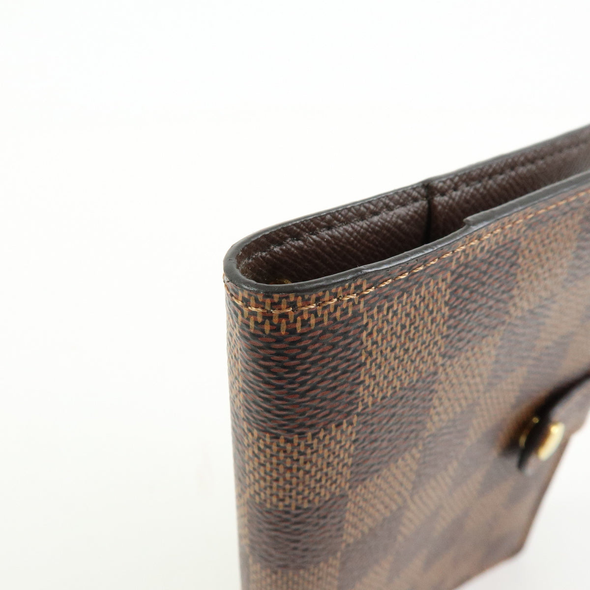 Louis Vuitton Damier Agenda PM Planner Cover Brown R20700