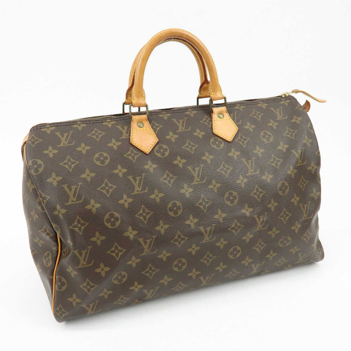 Louis Vuitton Monogram Speedy 40 Hand Bag Boston Bag Brown M41522