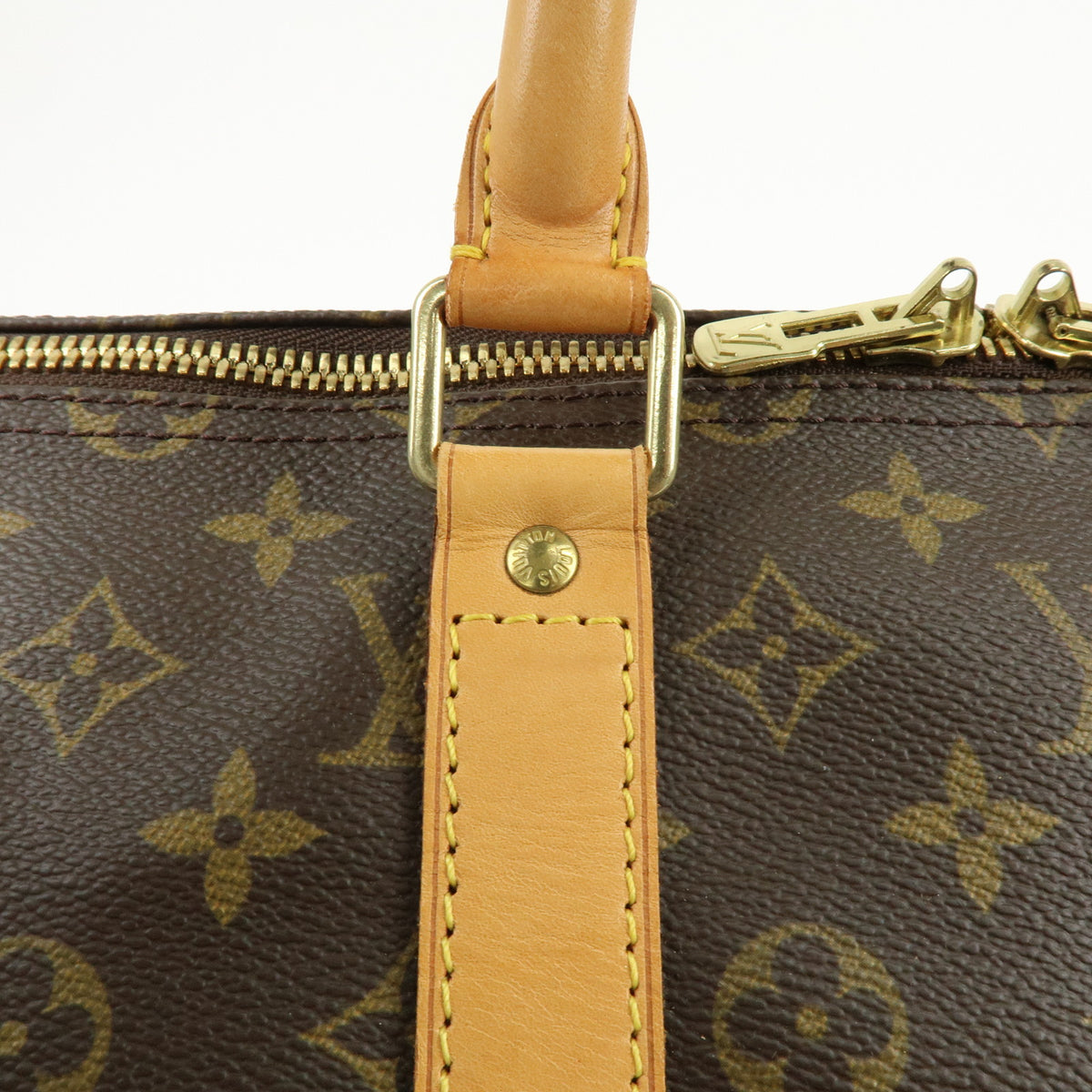 Louis Vuitton Monogram Keep All 55 Boston Bag Brown M41424
