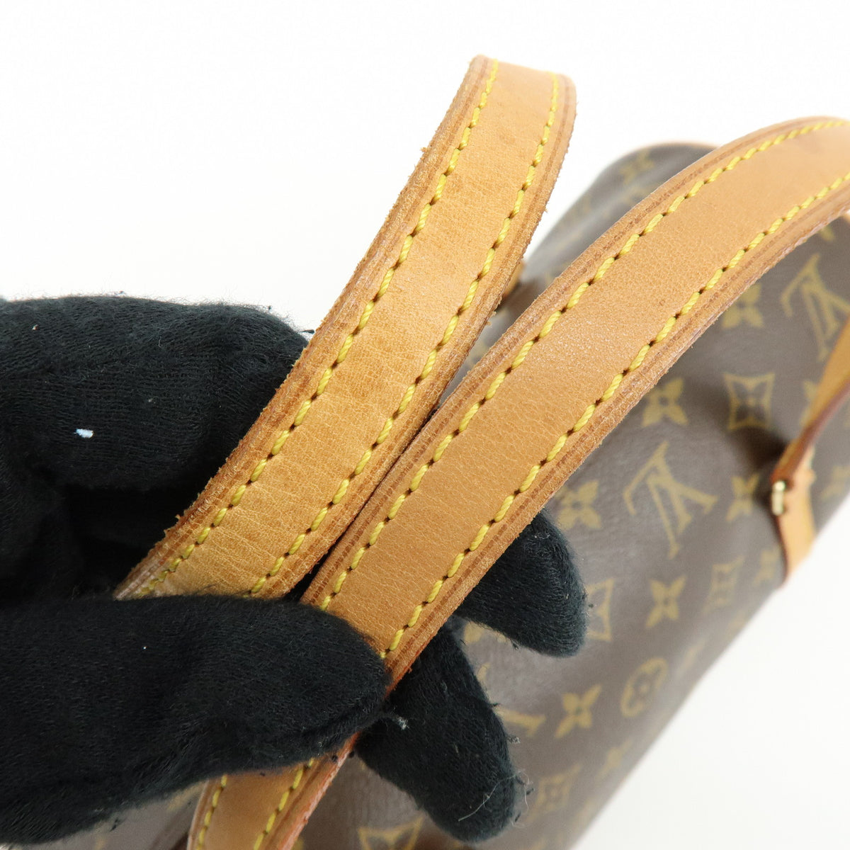 Louis Vuitton Monogram Papillon 30 Hand Bag Brown M51385