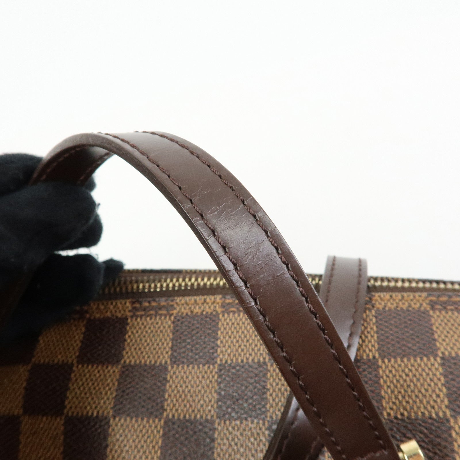 Louis Vuitton Damier Ebene Papillon 30 Hand Bag Brown N51303