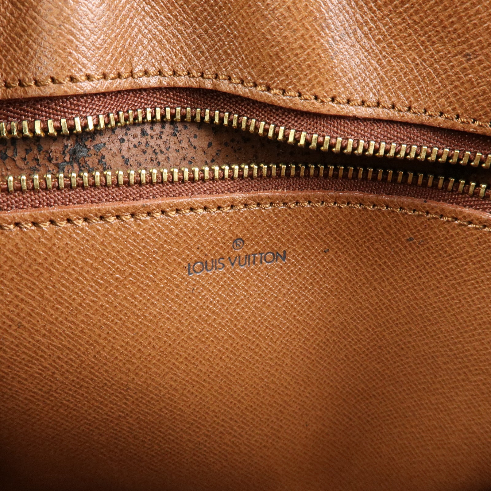 Louis Vuitton Monogram Marly Dragonne GM Clutch Bag Brown M51825