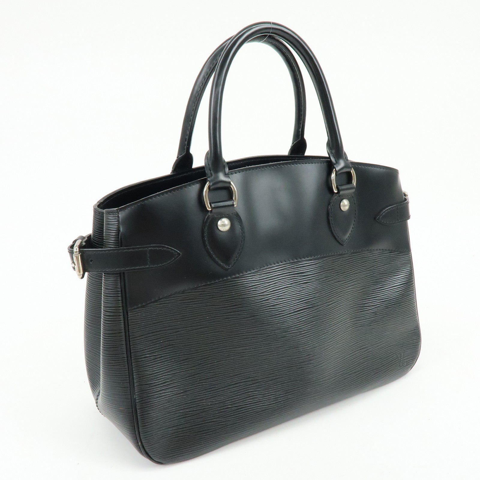 Louis Vuitton Epi Passy PM Leather Hand Bag Noir Black M59262