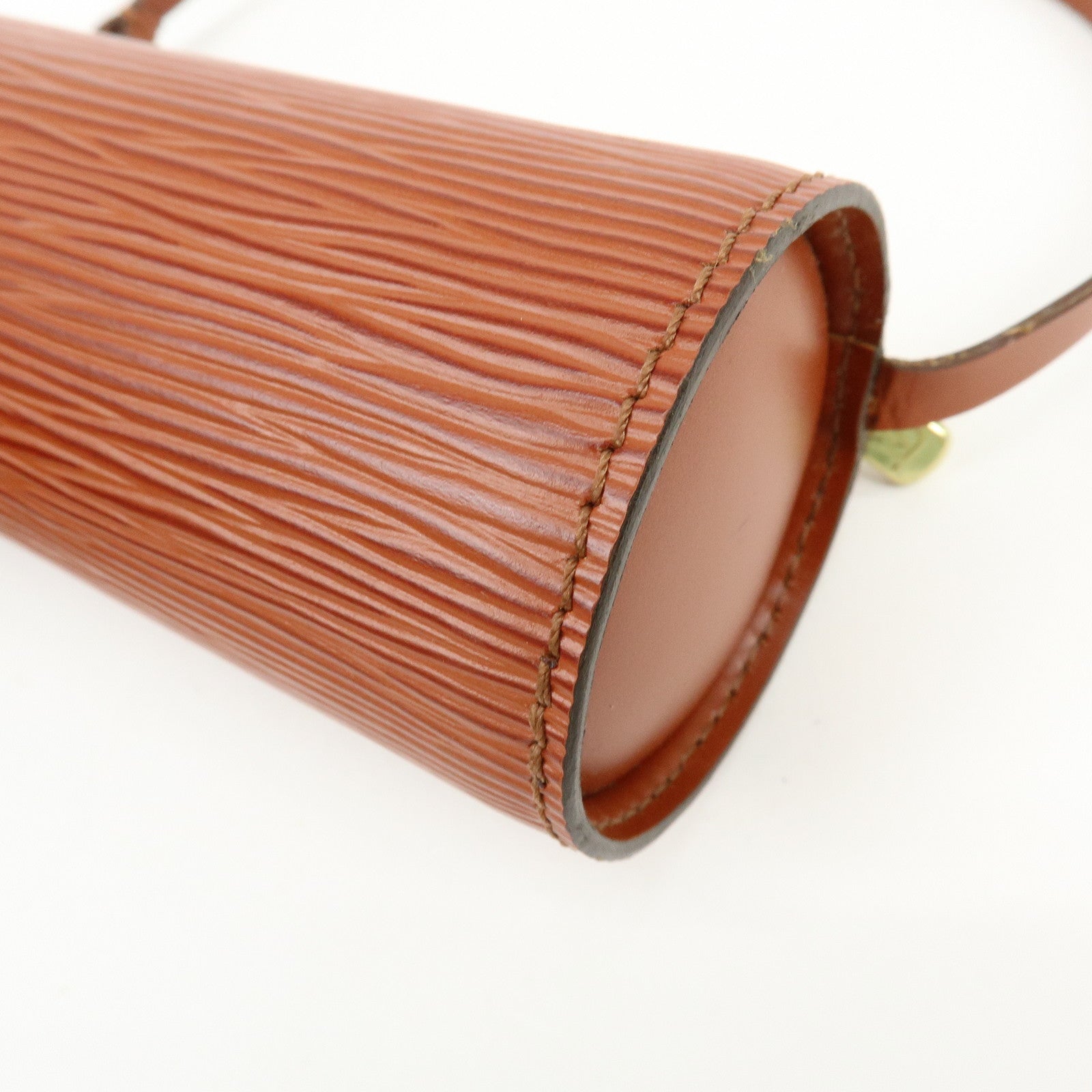 Louis Vuitton Epi Leather Soufflot Hand Bag Kenya Brown M52223