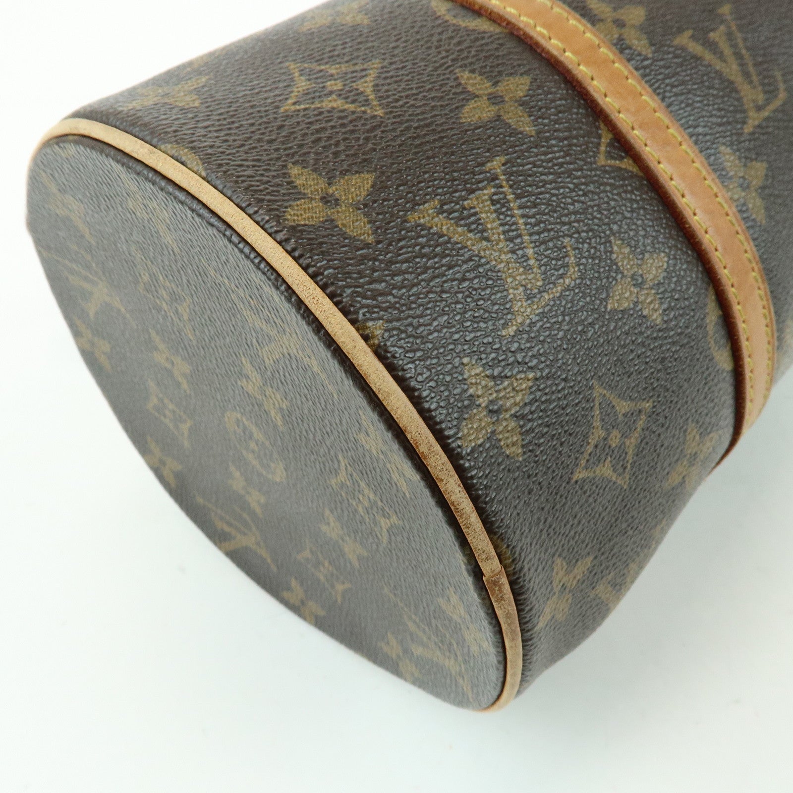 Louis Vuitton Monogram Papillon 30 Canvas Hand Bag Brown M51385