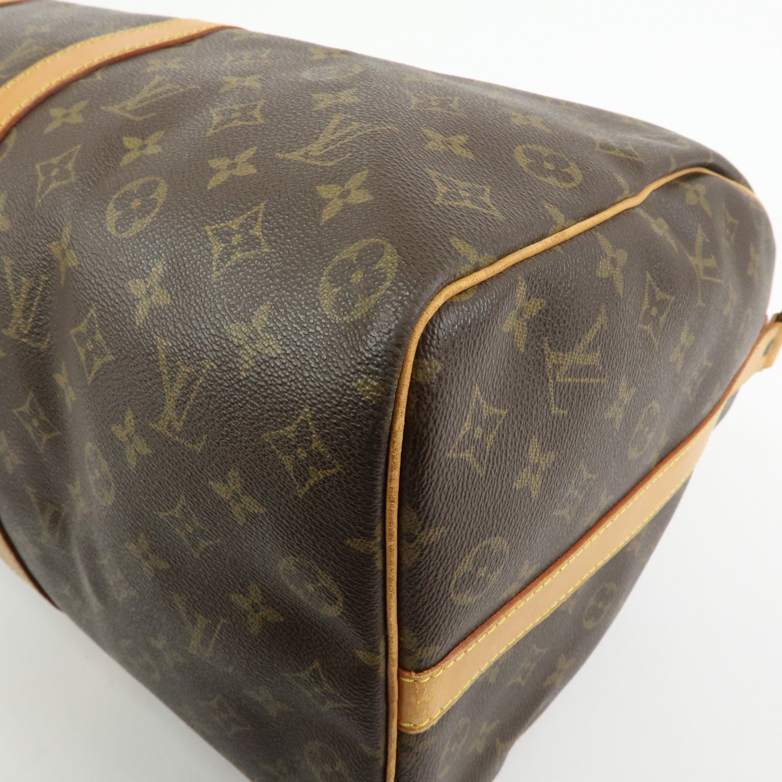 Louis Vuitton Monogram Keep All Bandouliere 50 Boston Bag M41416