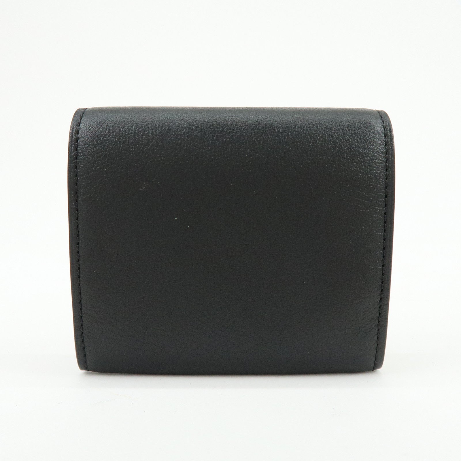 Cartier Must De Cartier Leather Coin Case Coin Purse Black