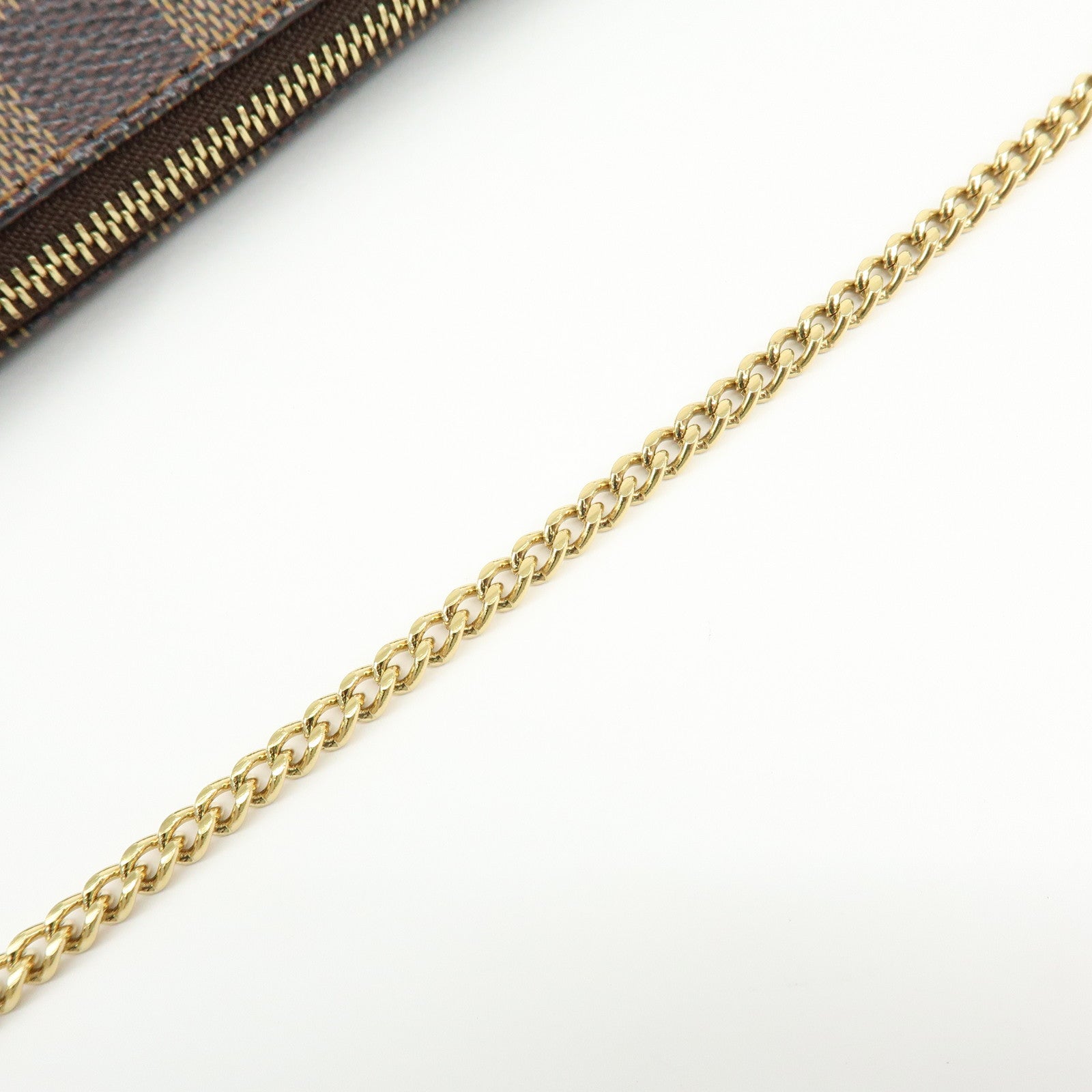 Louis Vuitton Damier Ebene Mini Pochette Accessoires Hand Bag