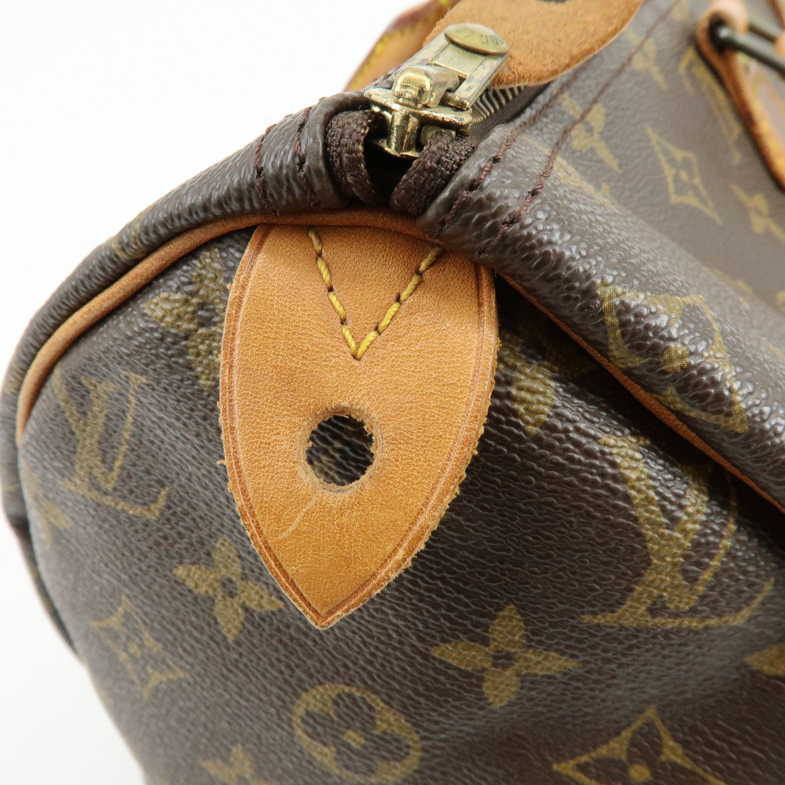 Louis Vuitton Monogram Speedy 40 Boston Bag Brown M41522