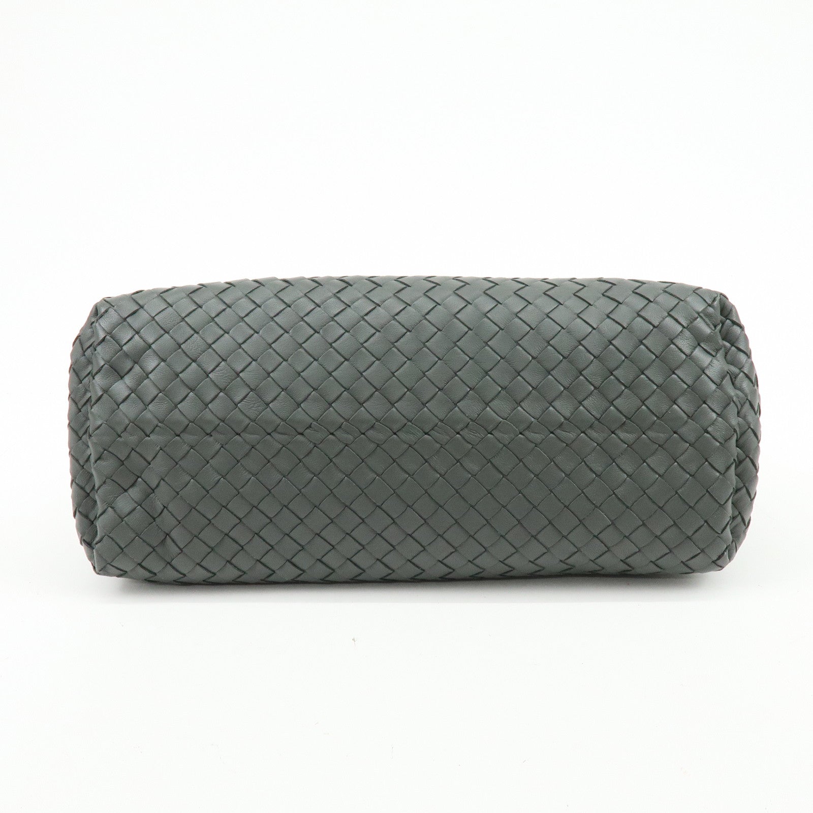 BOTTEGA VENETA Intrecciato Leather Chain Shoulder Bag Gray B07669596G