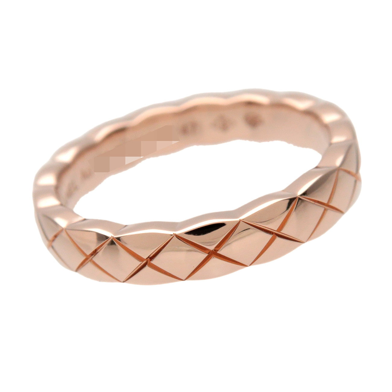 CHANEL COCO Crush Ring Mini K18 750PG Rose Gold #47 US4 EU47 J11785