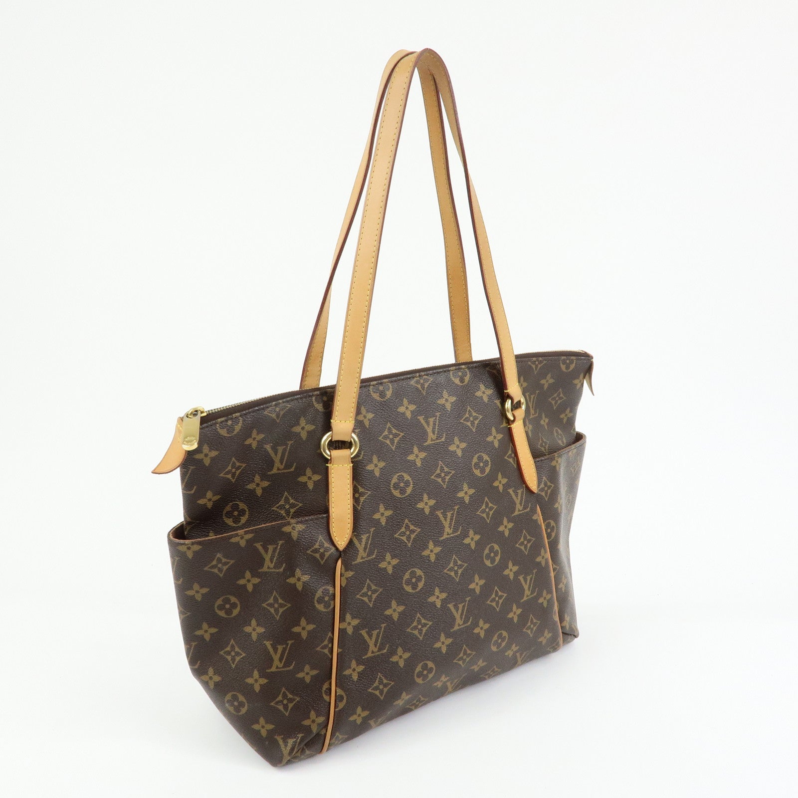 Louis Vuitton Monogram Totally MM Tote Shoulder Bag Brown M56689