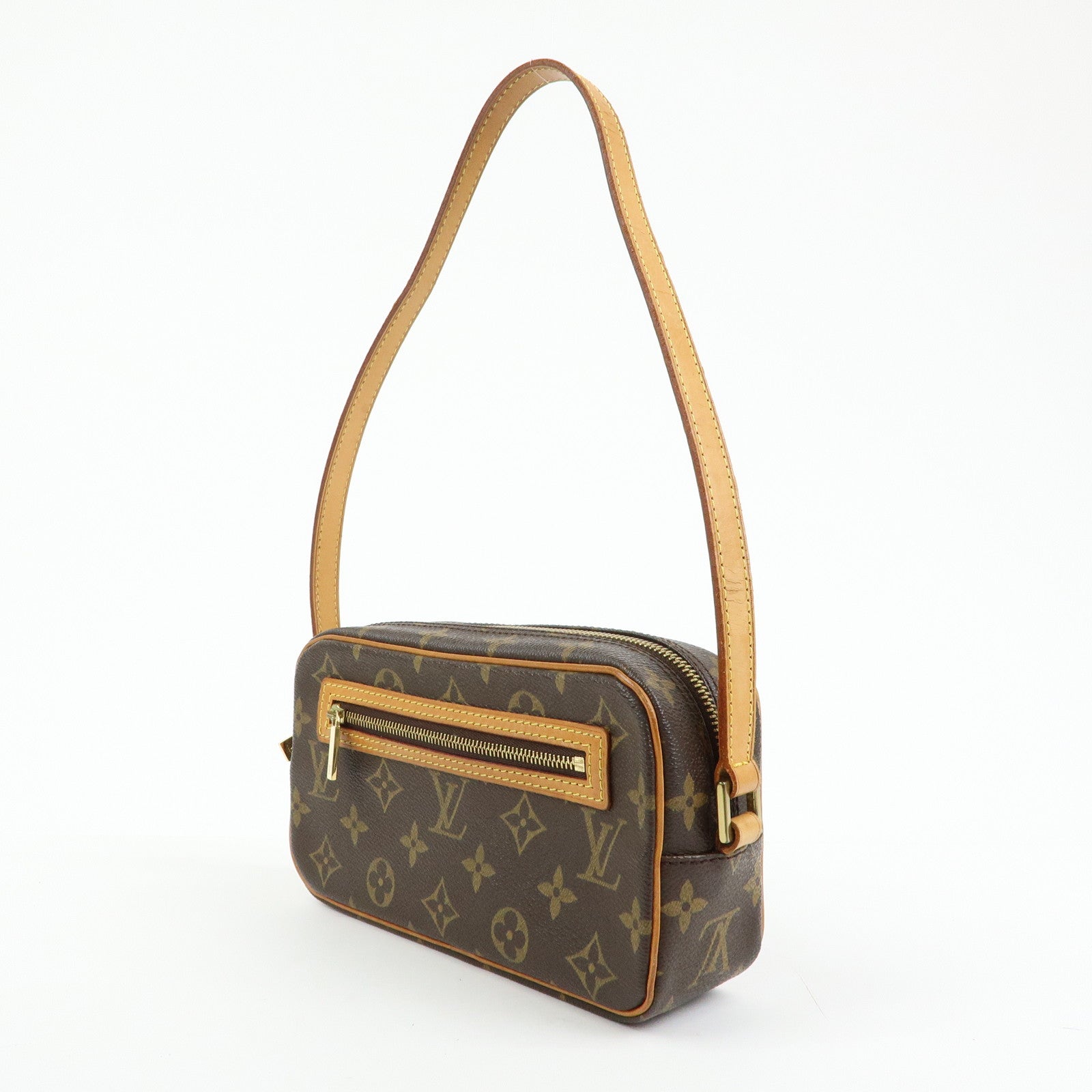 Louis Vuitton Monogram Pochette Cite Shoulder Bag Brown M51183
