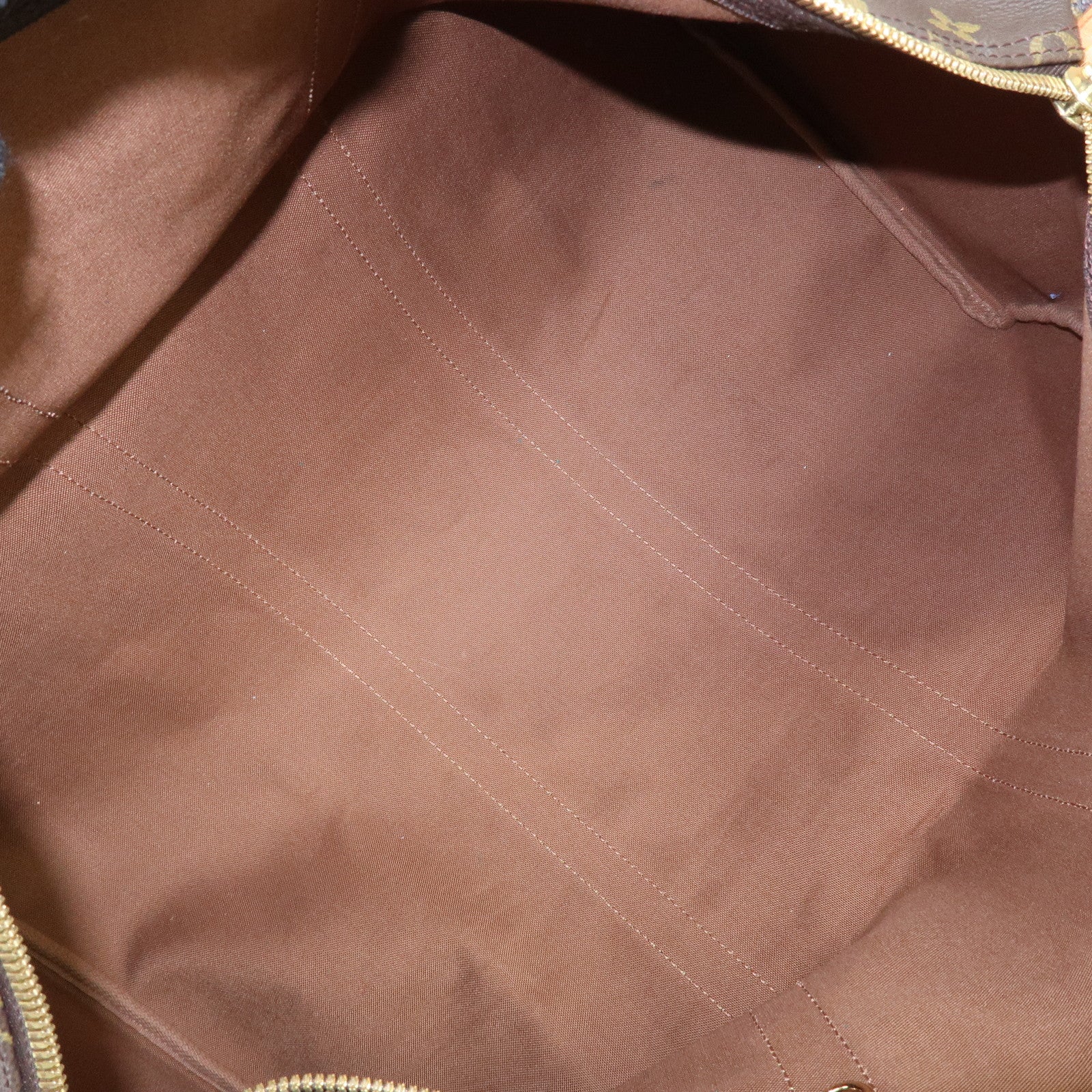 Louis Vuitton Monogram Keep All 50 Boston Bag Brown M41426