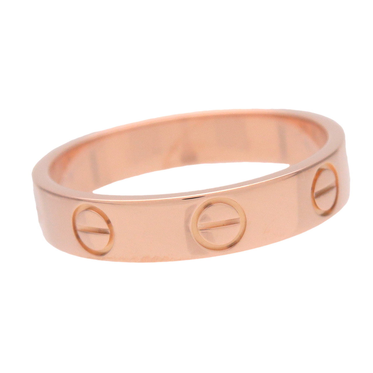 Cartier Mini Love Ring K18 750PG Rose Gold #50 US5.25 EU50 HK11.5
