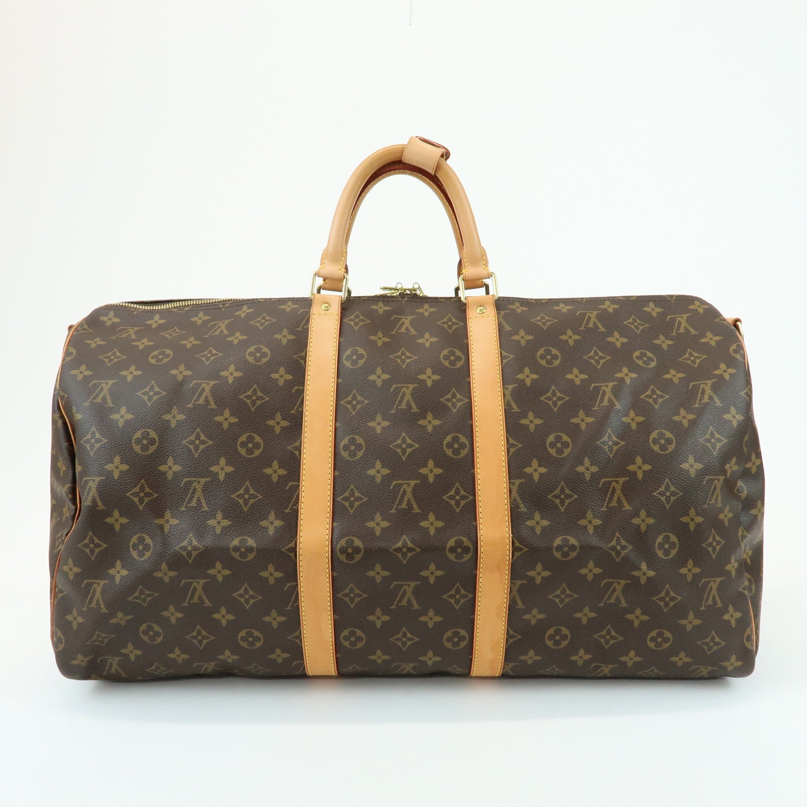 Louis Vuitton Monogram Keep All Bandouliere 55 Boston Bag M41414