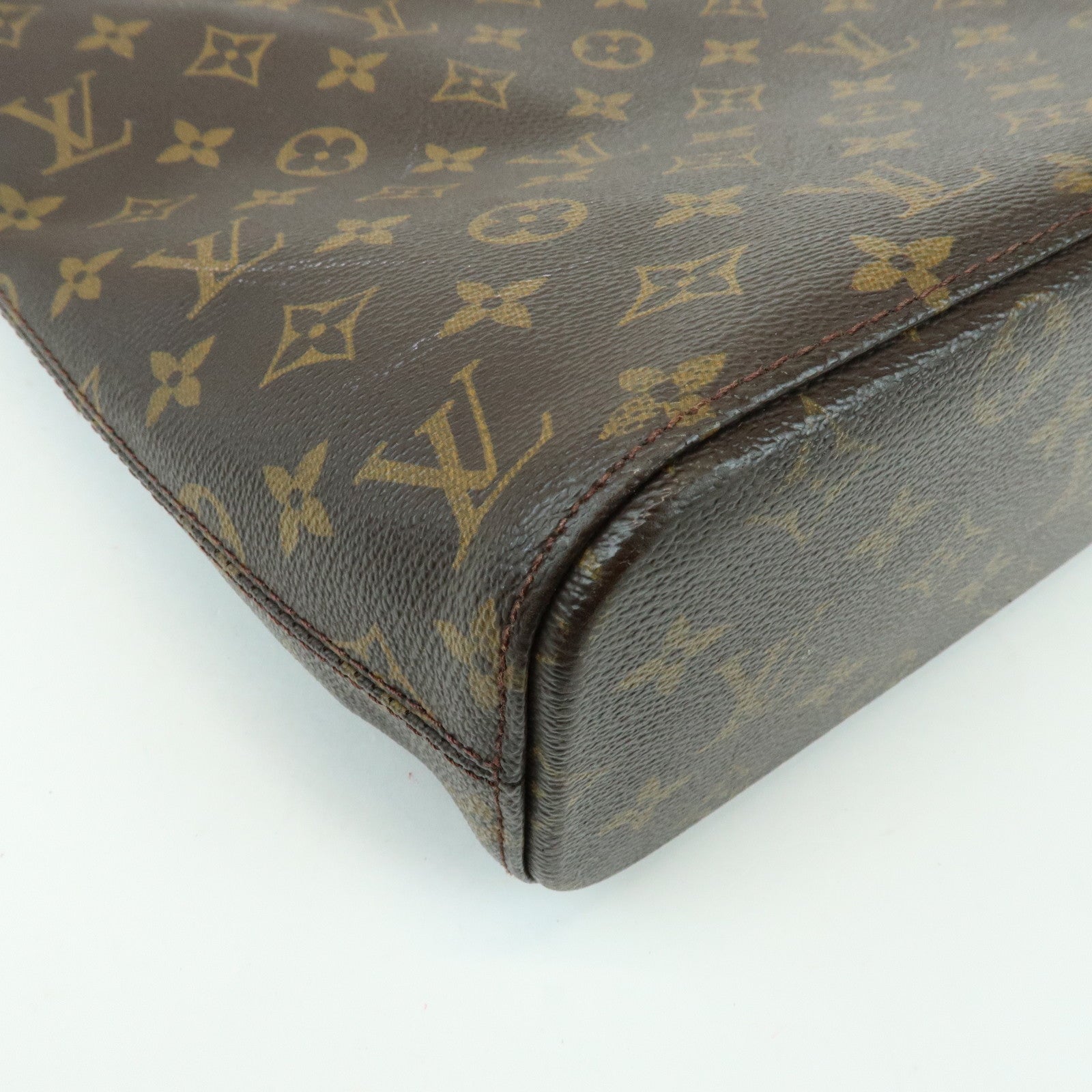 Louis Vuitton Monogram Luco Tote Bag Shoulder Bag Brown M51155
