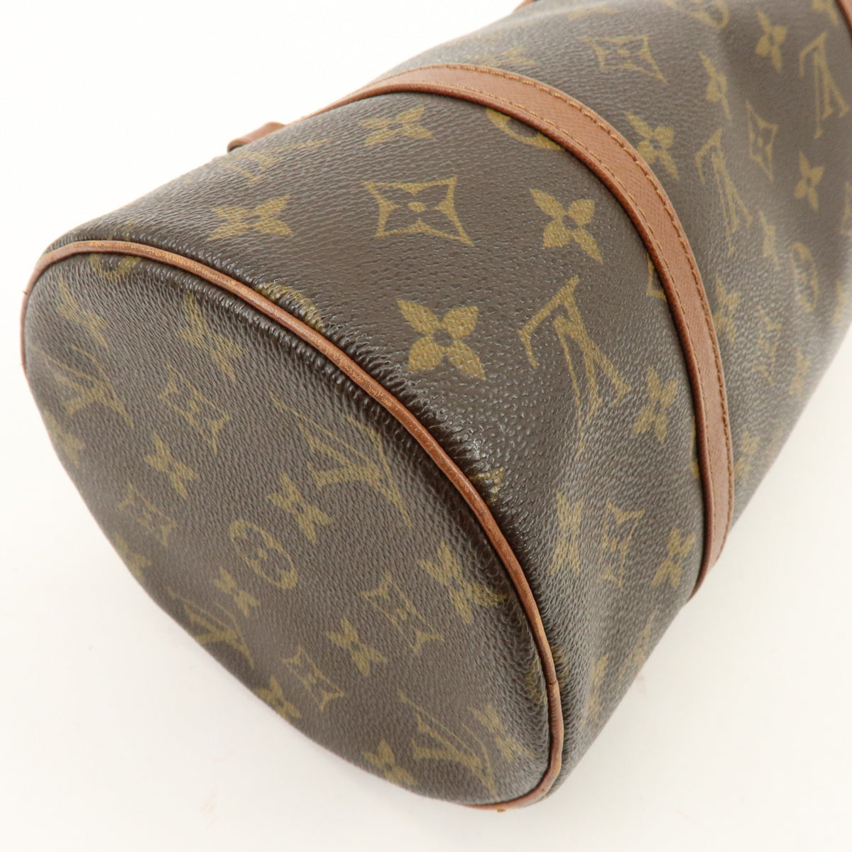 Louis Vuitton Monogram Papillon 30 Hand Bag Brown M51365
