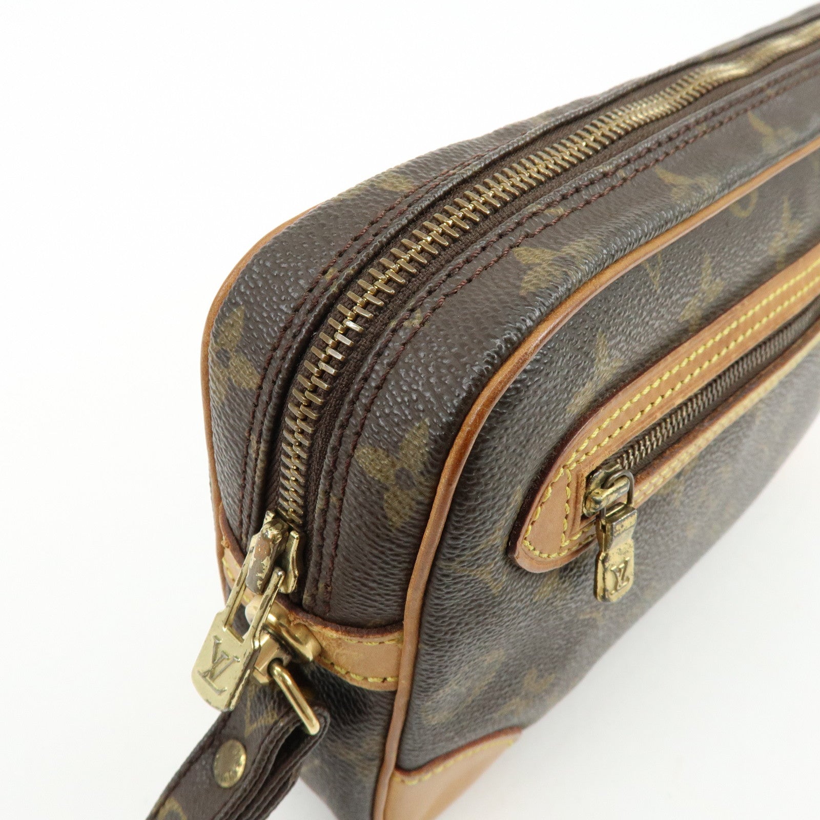 Louis Vuitton Monogram Marly Dragonne GM Clutch Bag Wrist Bag M51825