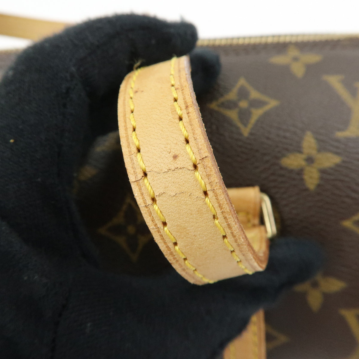 Louis Vuitton Monogram Papillon 30 Hand Bag Brown M51385