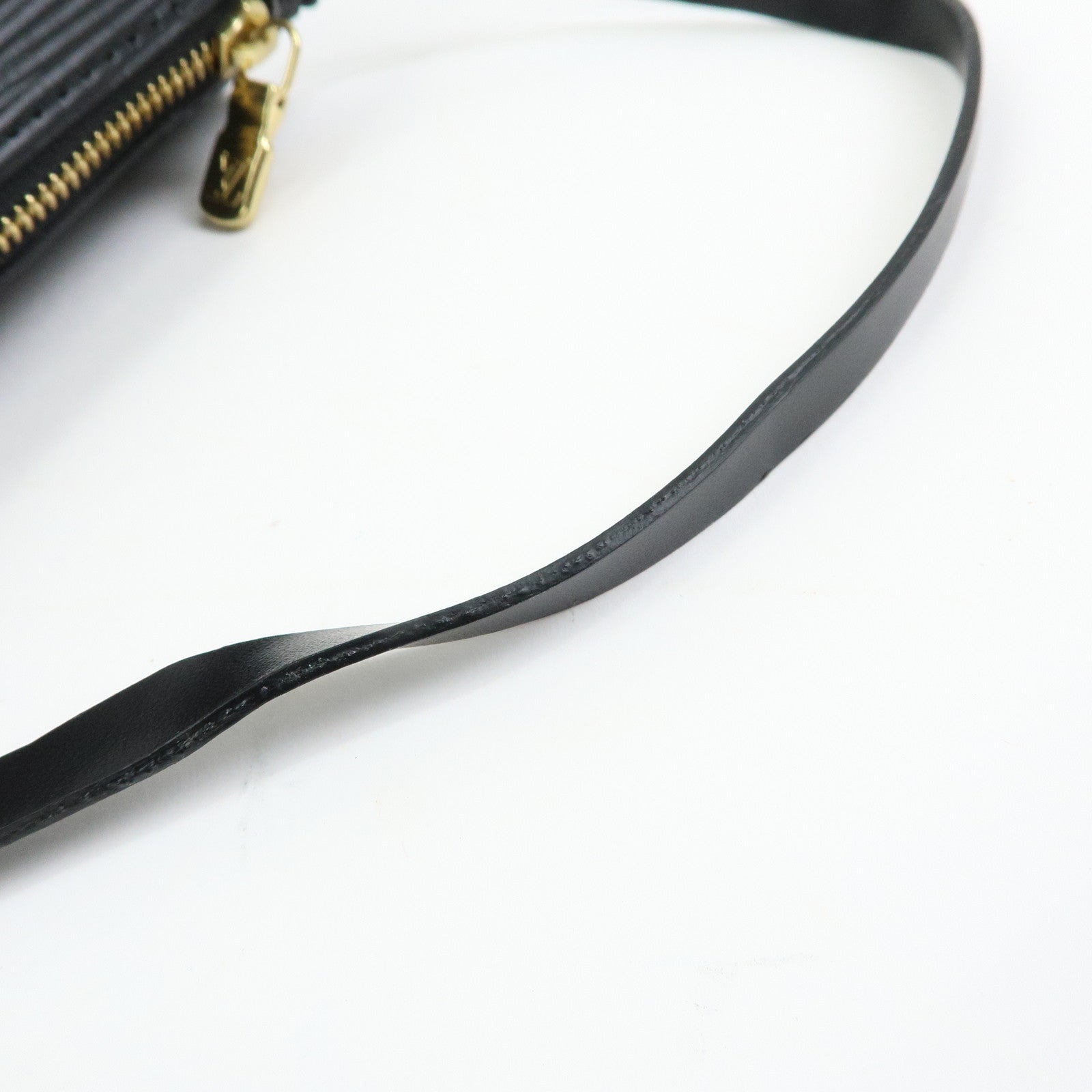 Louis Vuitton Epi Leather Mini Pouch for Papillon Bag Noir Black