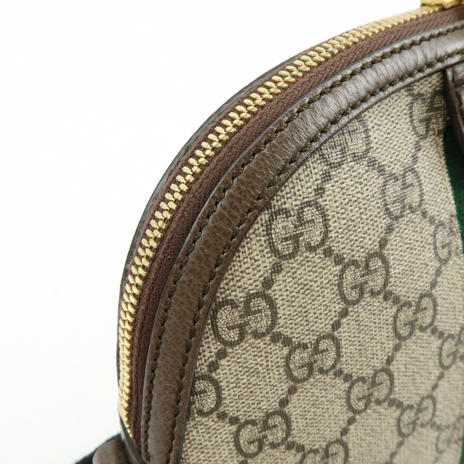 GUCCI Ophidia Sherry GG Supreme Leather Shoulder Bag Beige 499621