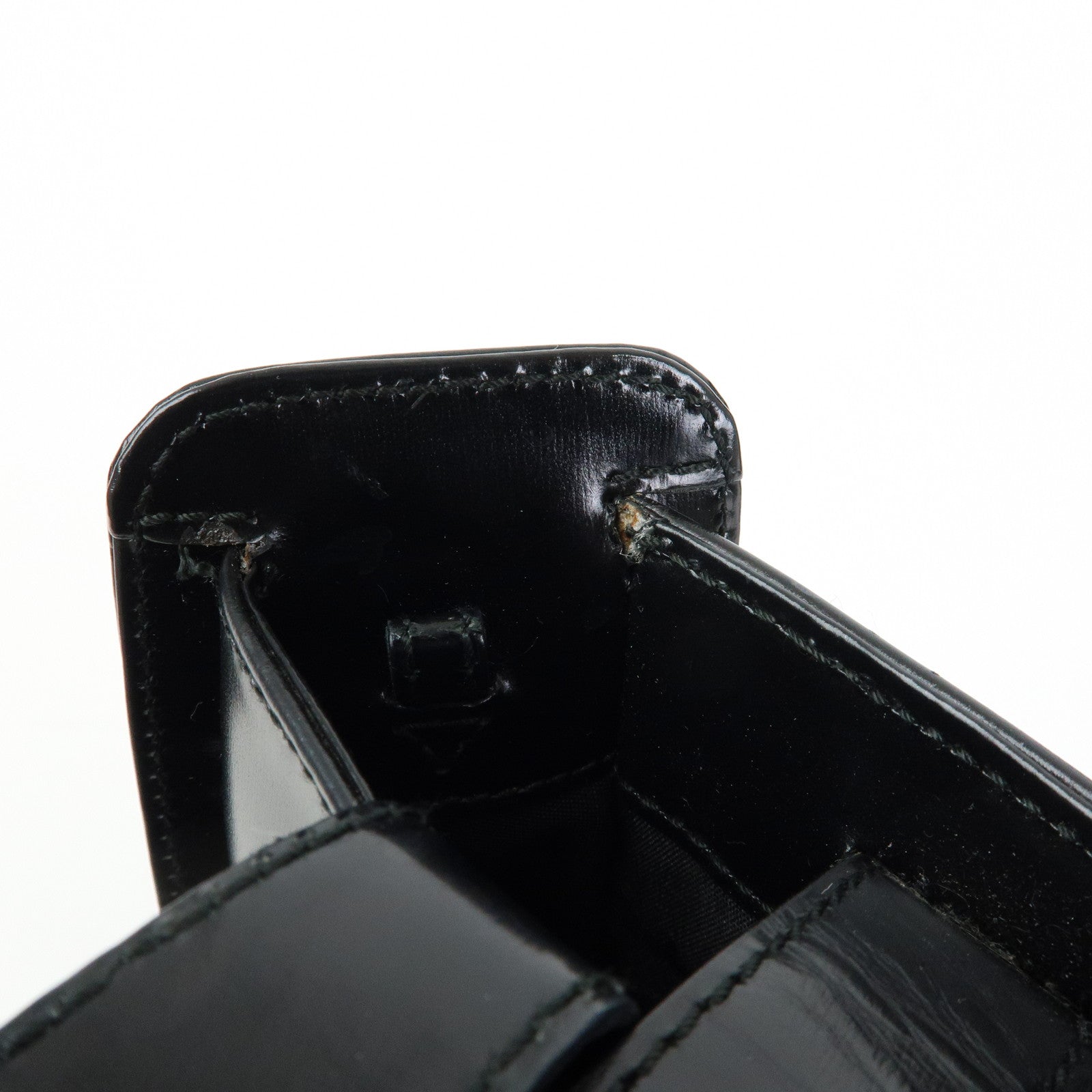 Ferragamo Vara Leather 2way Bag Hand Bag Black