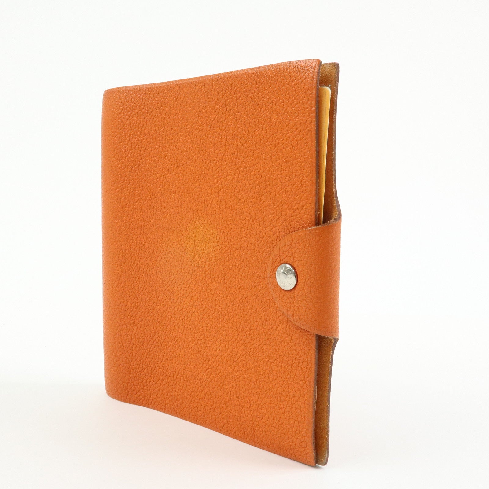 HERMES Ulysse PM Togo Leather Agenda Planner Cover ☐F Stamped
