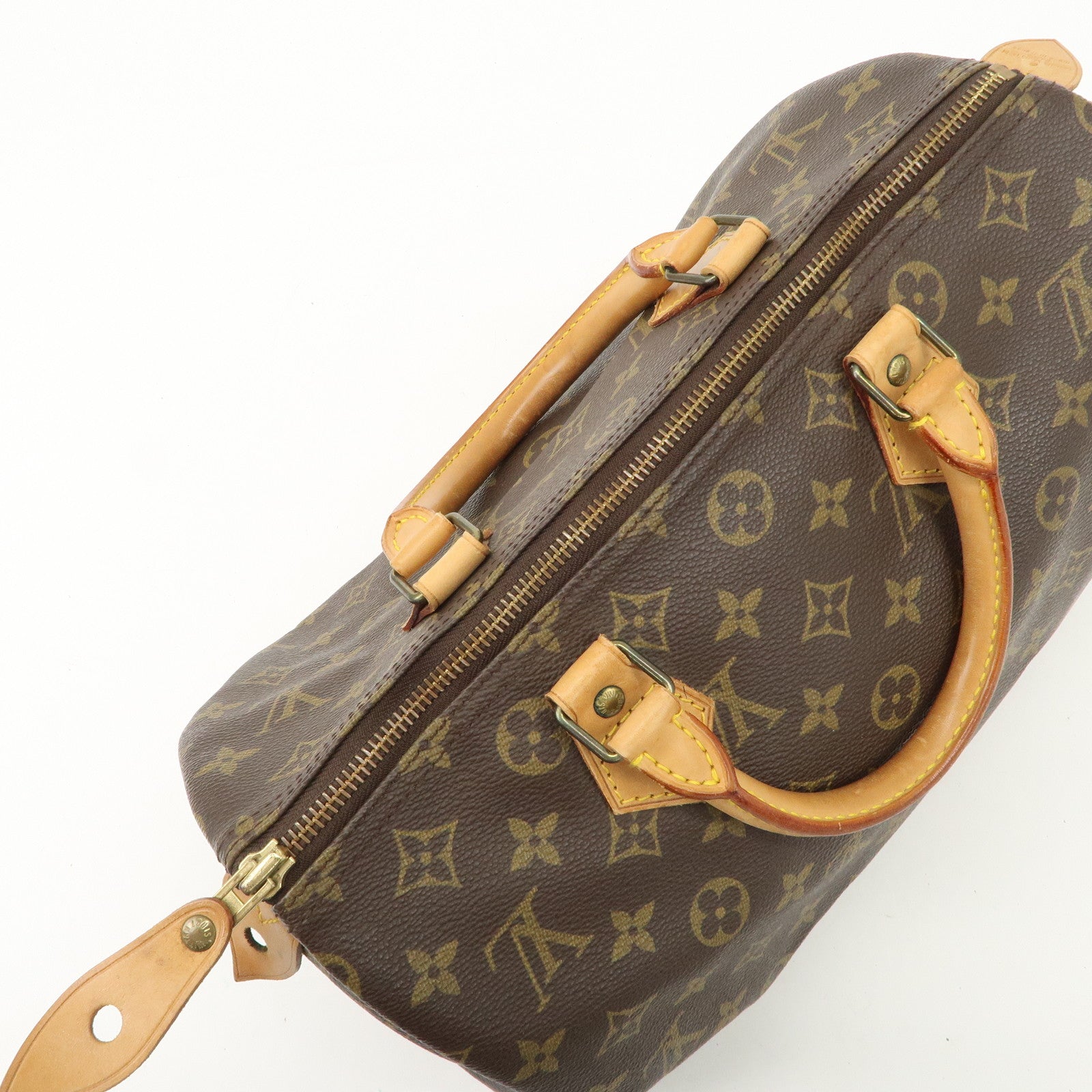 Louis Vuitton Monogram Speedy 30 Hand Bag Boston Bag M41526 Used