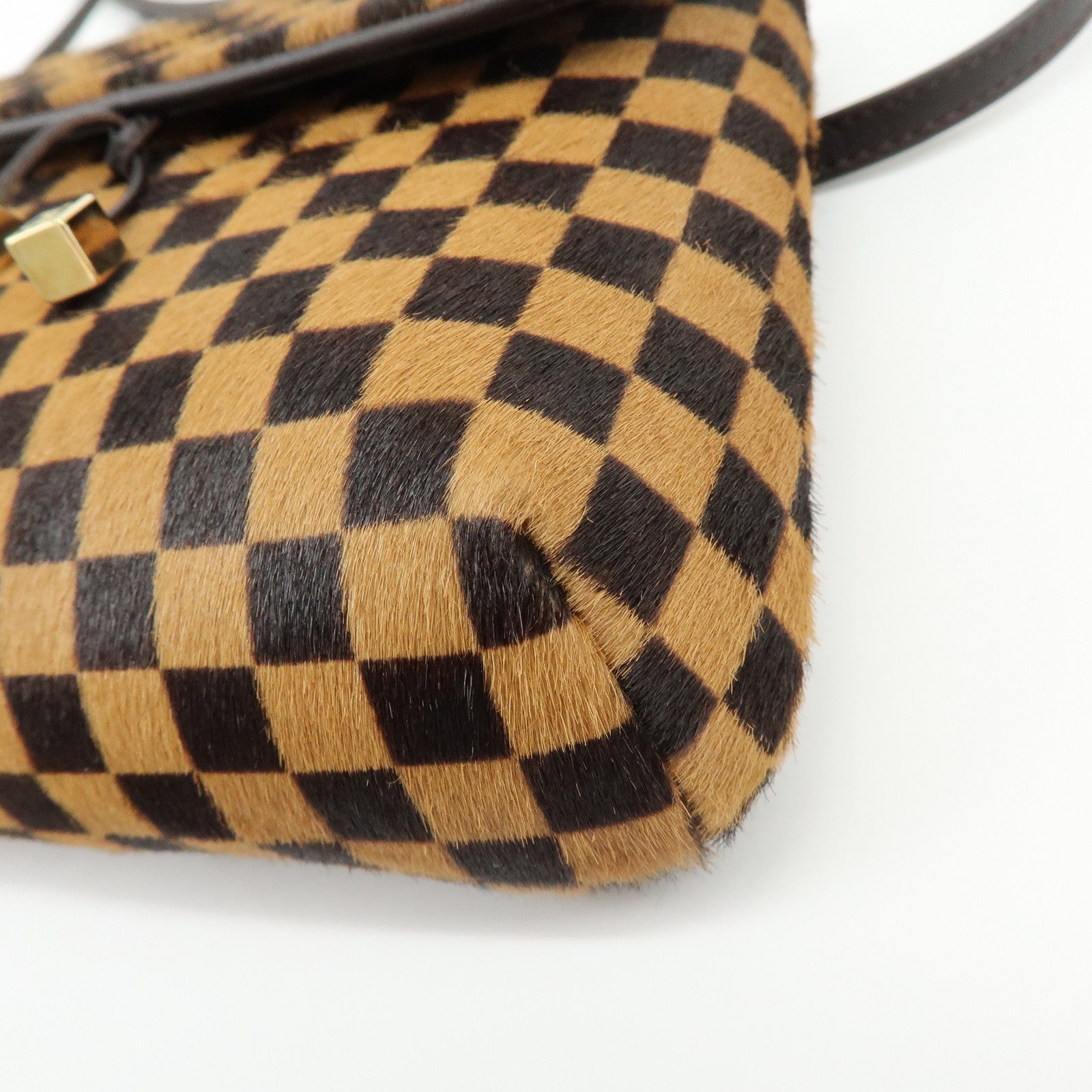 Louis Vuitton Damier Sauvage Gazelle Beige Shoulder Bag M92130