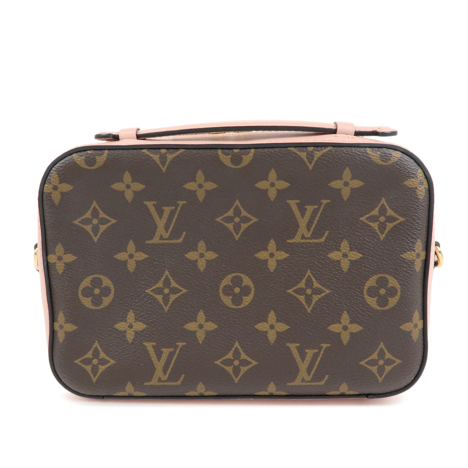 Louis Vuitton Monogram Saintonge Canvas Shoulder Bag Rose Poodle M44442