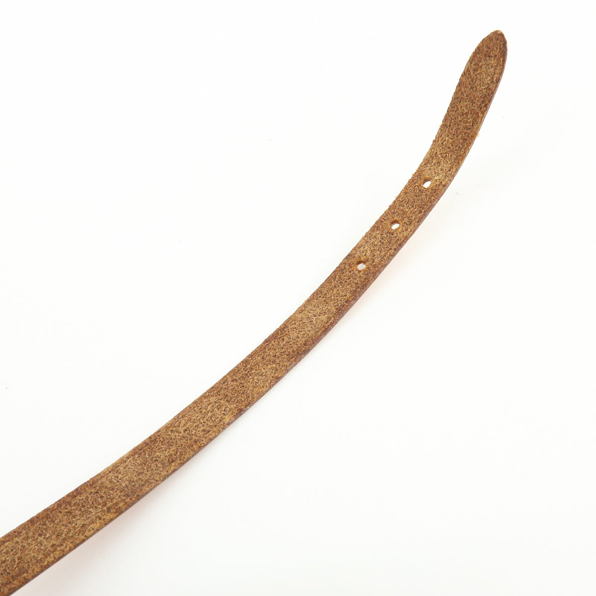 HERMES Leather Api 3 H Buckle Bracelet Brown