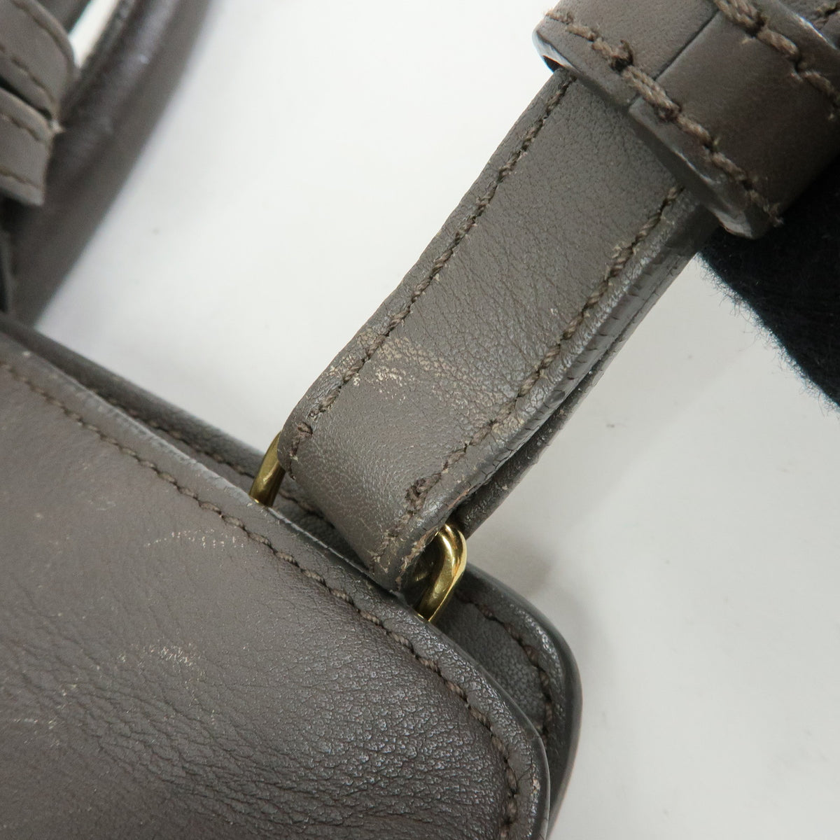 SAINT LAURENT PARIS Petit Cabas Y Line Leather 2Way Hand Bag 311210
