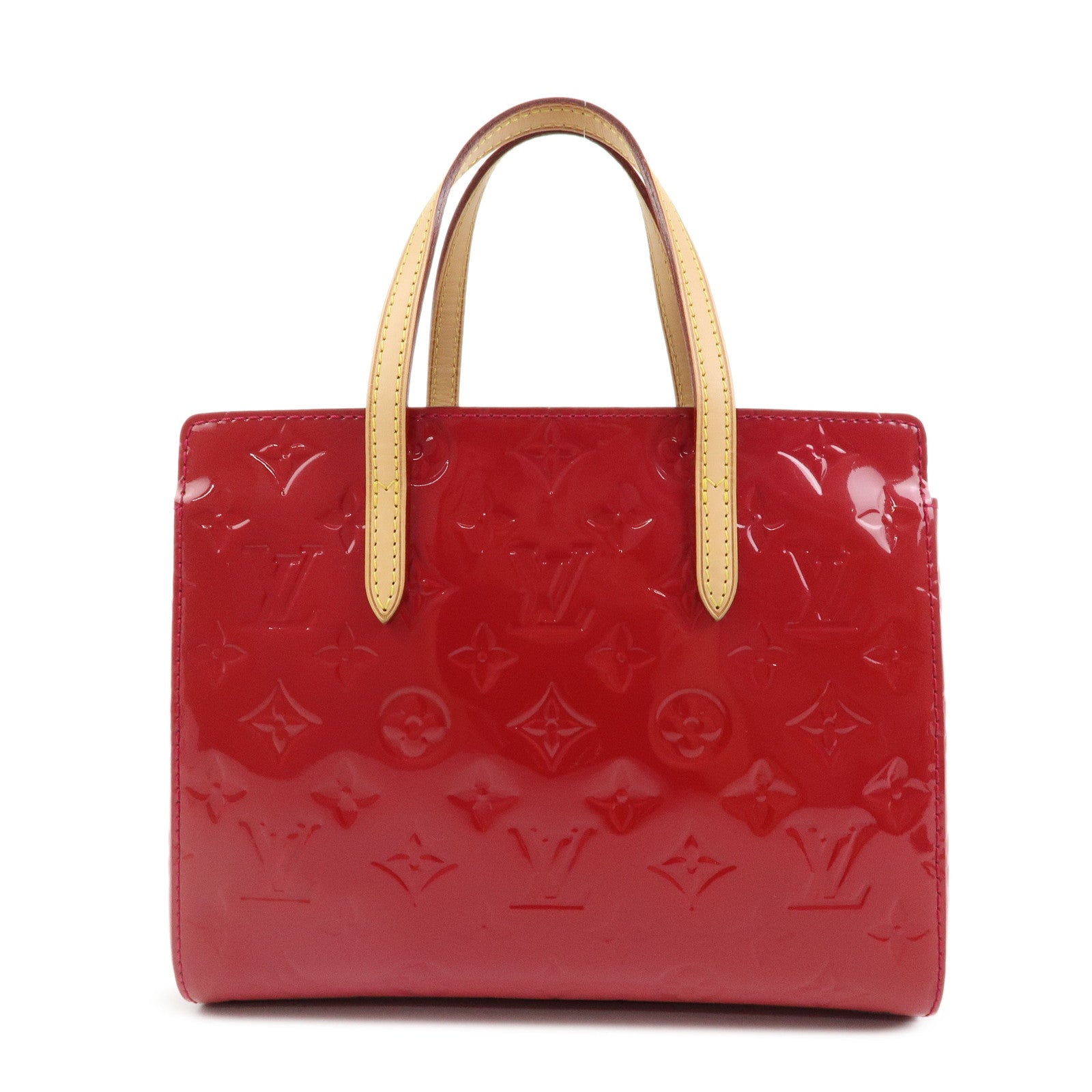 Louis Vuitton Monogram Vernis Catalina BB Hand Bag Rose Indien M90016