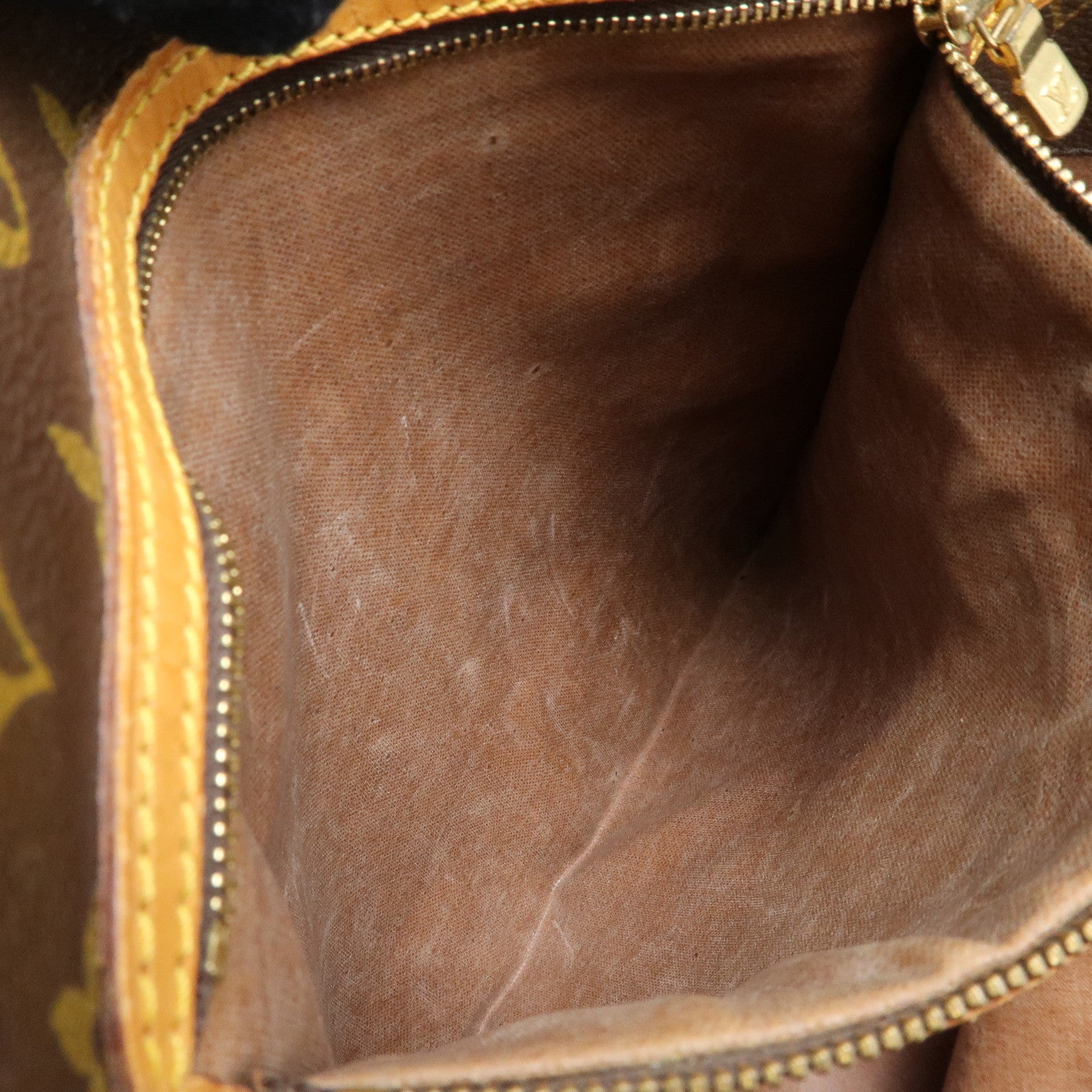 Louis Vuitton Monogram Sac Shopping GM Canvas Shoulder Bag Brown M51110