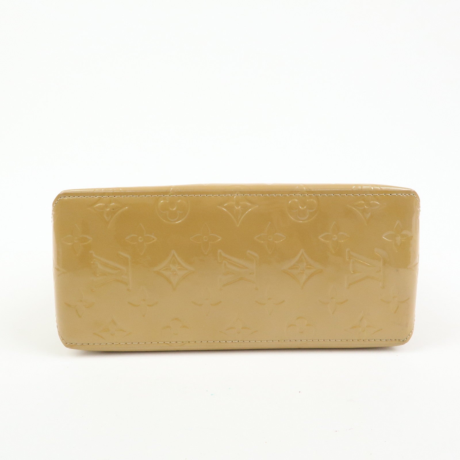 Louis Vuitton Monogram Vernis Reade PM Leather Hand Bag Noisette M91334