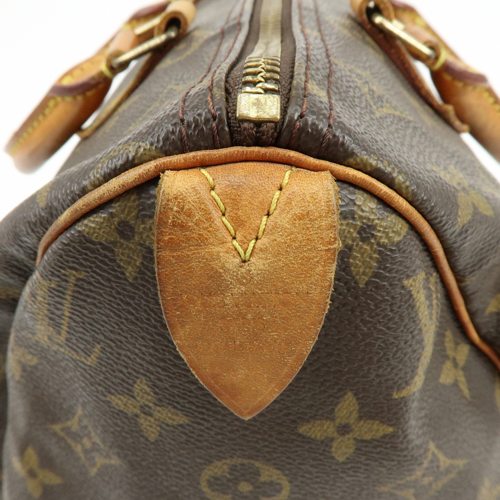 Louis Vuitton Monogram Speedy 30 Boston Bag Hand Bag Brown M41108